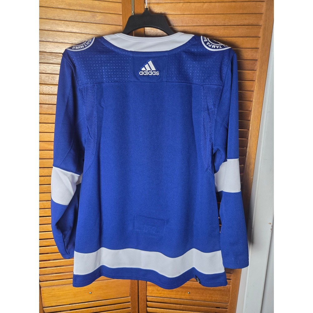 Tampa Bay Lightning Adidas Authentic Home Jersey Mens 44 - Picture 5 of 6